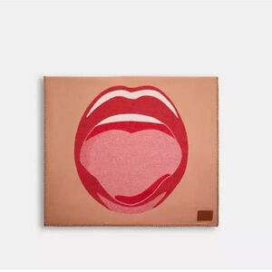 Amazing sold out Coach x Tom Wesselmann blanket scarf 100% wool. NWT !